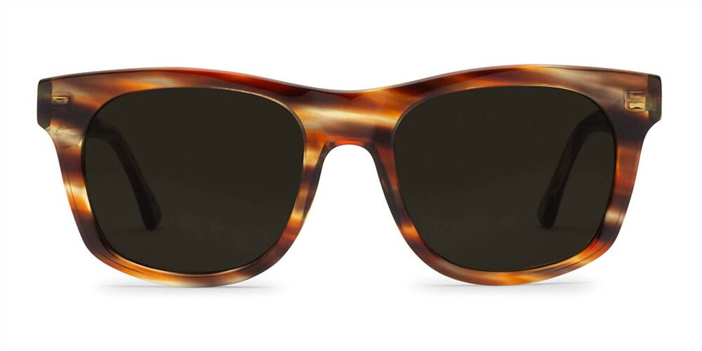 NEW ELECTRIC LABEL men's modena polarized sunglasses in tobacco / grey polar